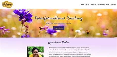 holistic spiritual life coach websites.